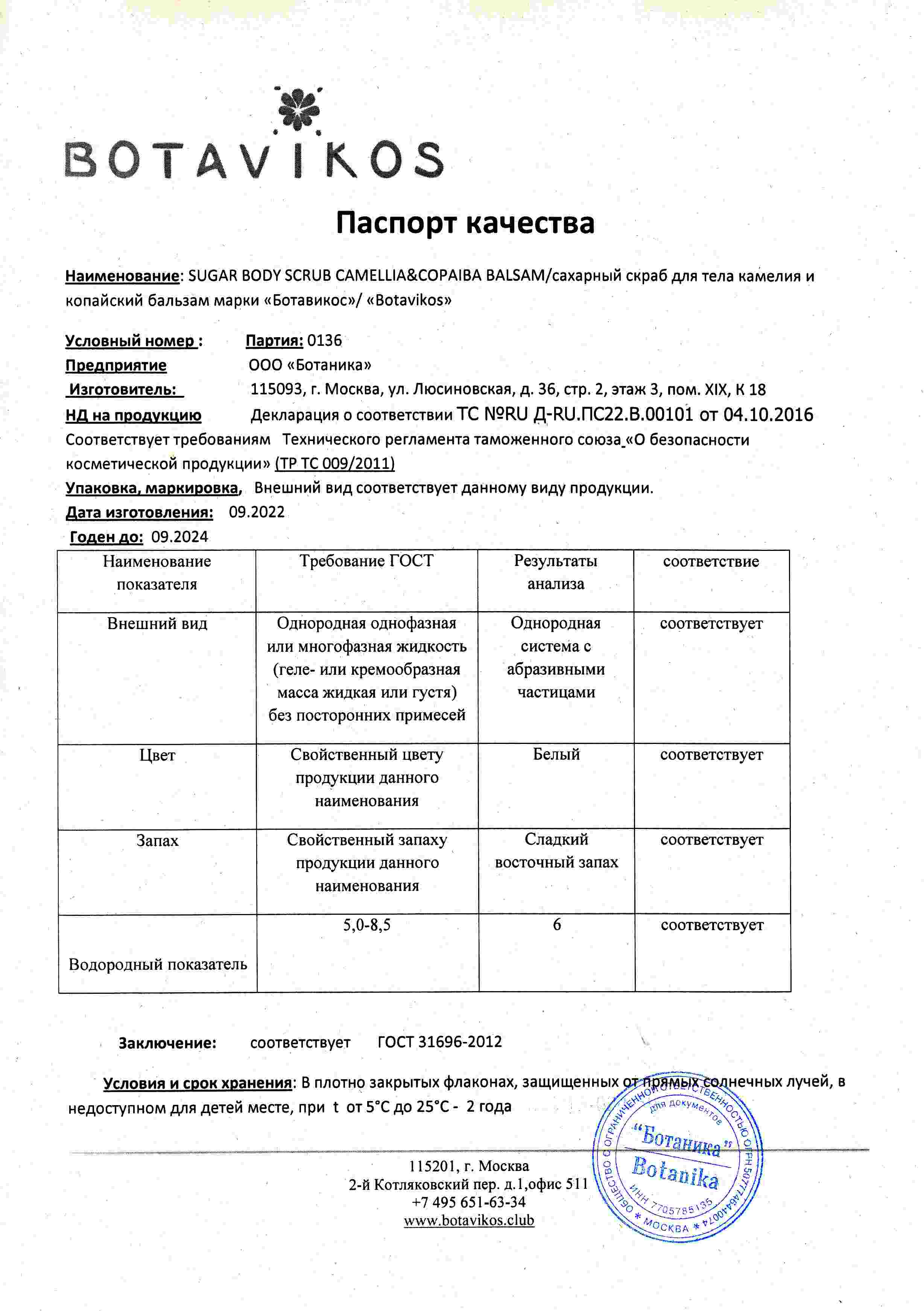 Паспорт №092022